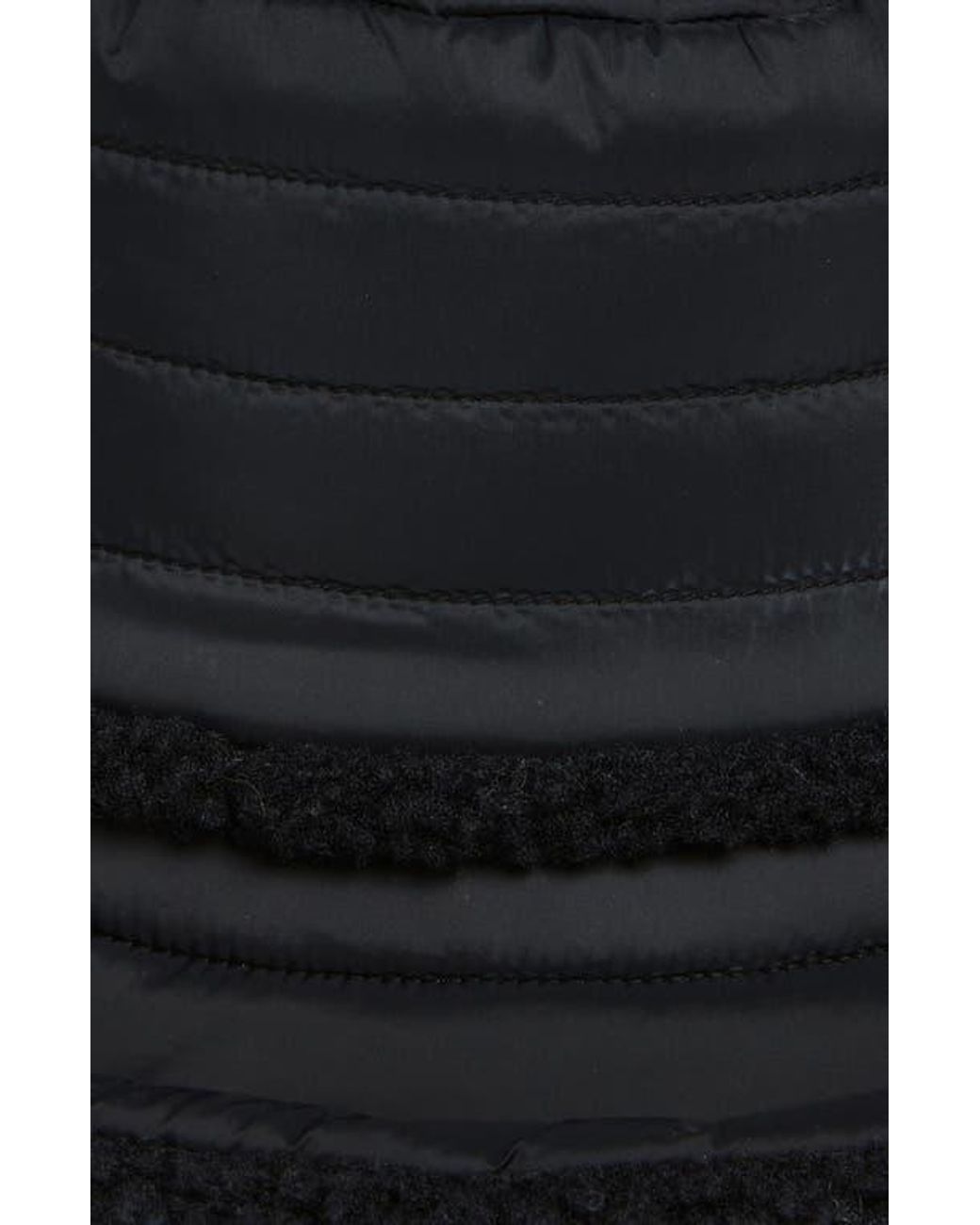 Ugg Black Uggfluff Reversible Faux Fur Bucket Hat