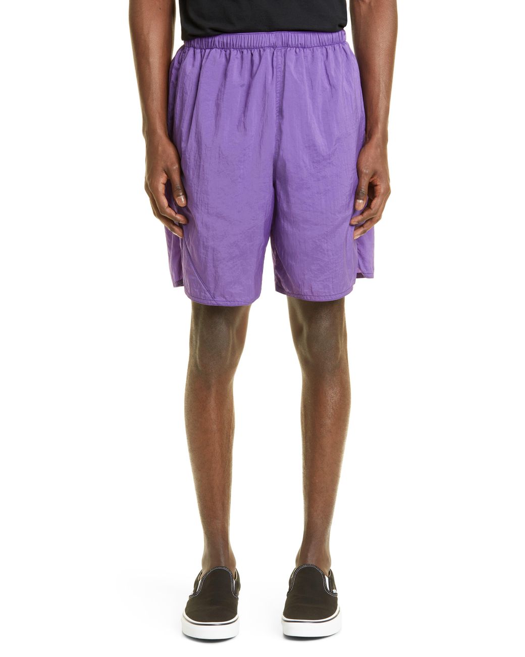 Beams Plus Nylon Athletic Shorts in Purple for Men Lyst