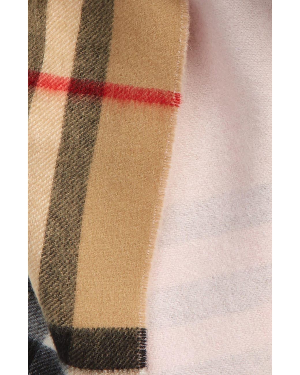 Burberry Check Reversible Cashmere Scarf | Lyst