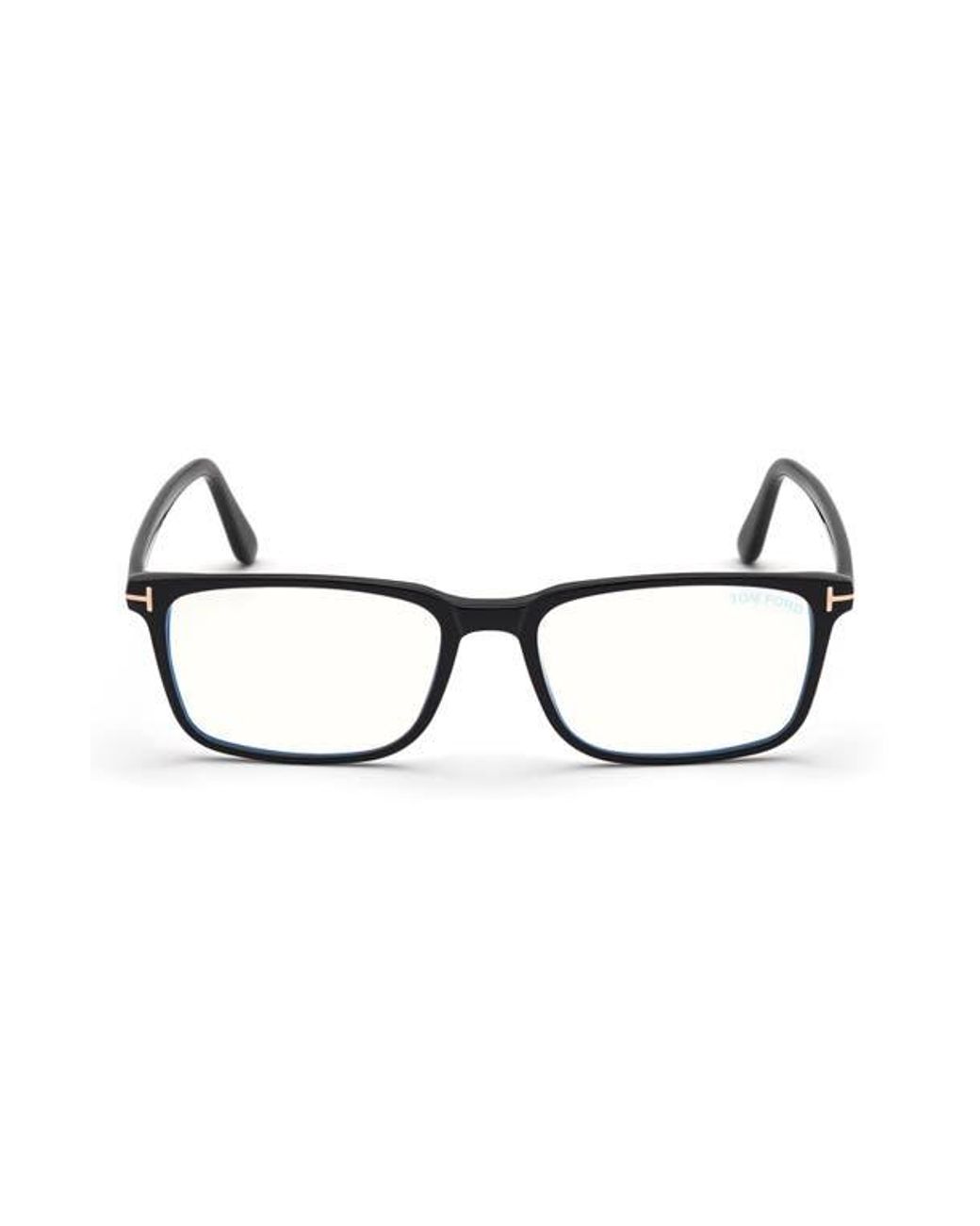 Tom Ford Brown 56Mm Rectangular Light Blocking Optical Glasses for men