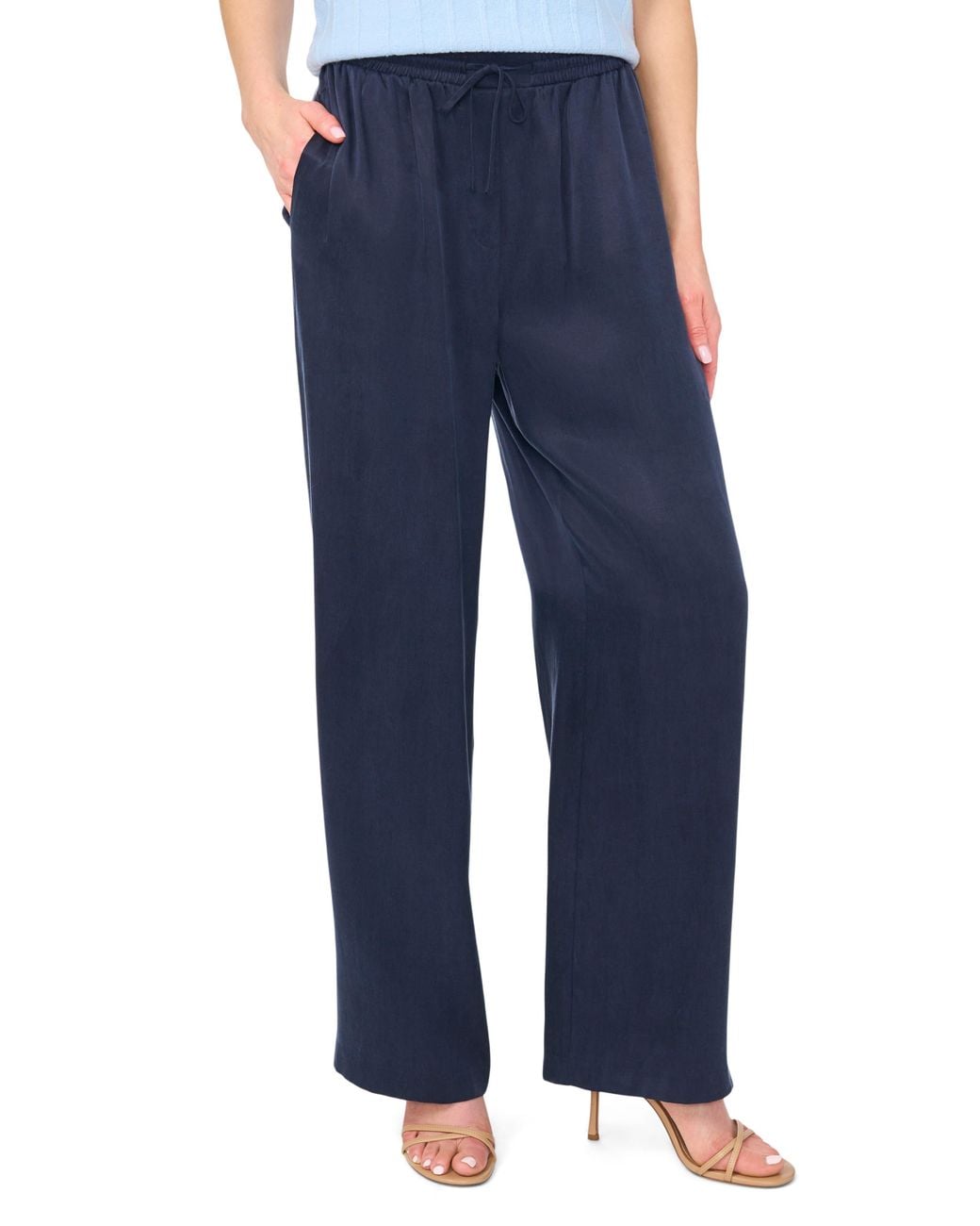 Halogen® Blue Drawstring Pants