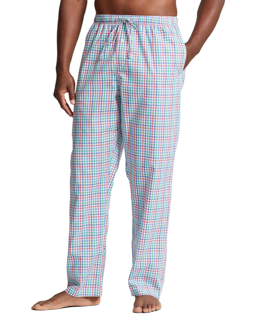 Polo Ralph Lauren Plaid Pajama Pants in Blue for Men | Lyst