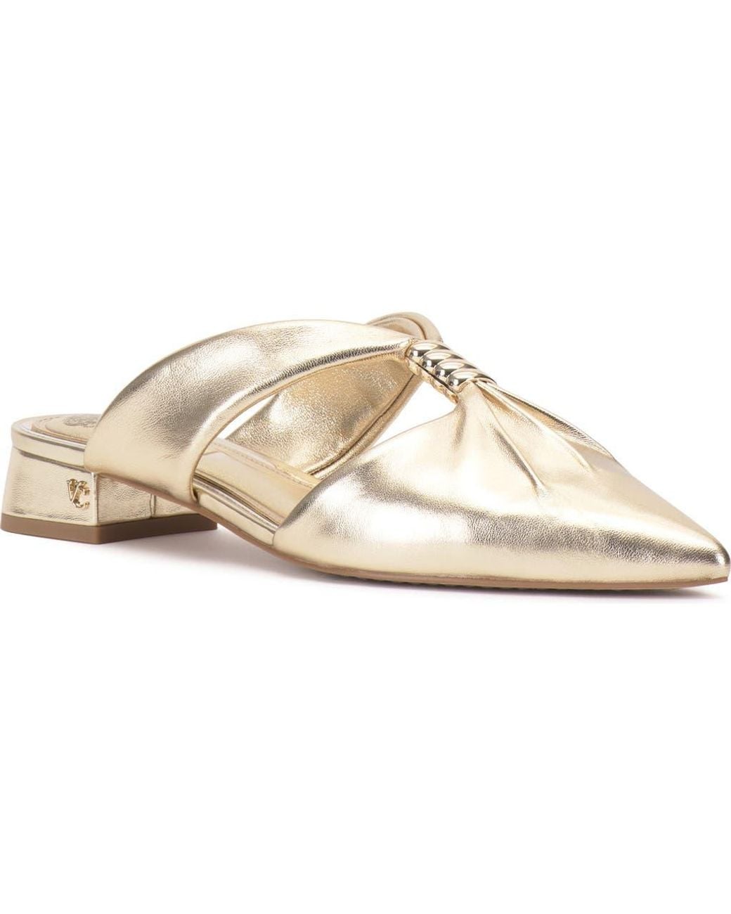 Vince Camuto Metallic Vanika Pointed Toe Mule