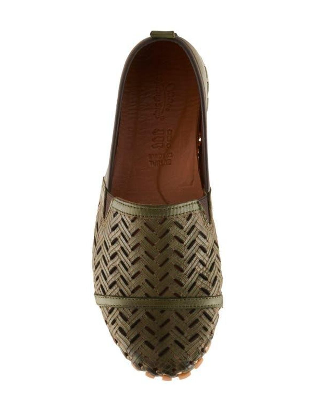 Spring Step Green Kapri Flat