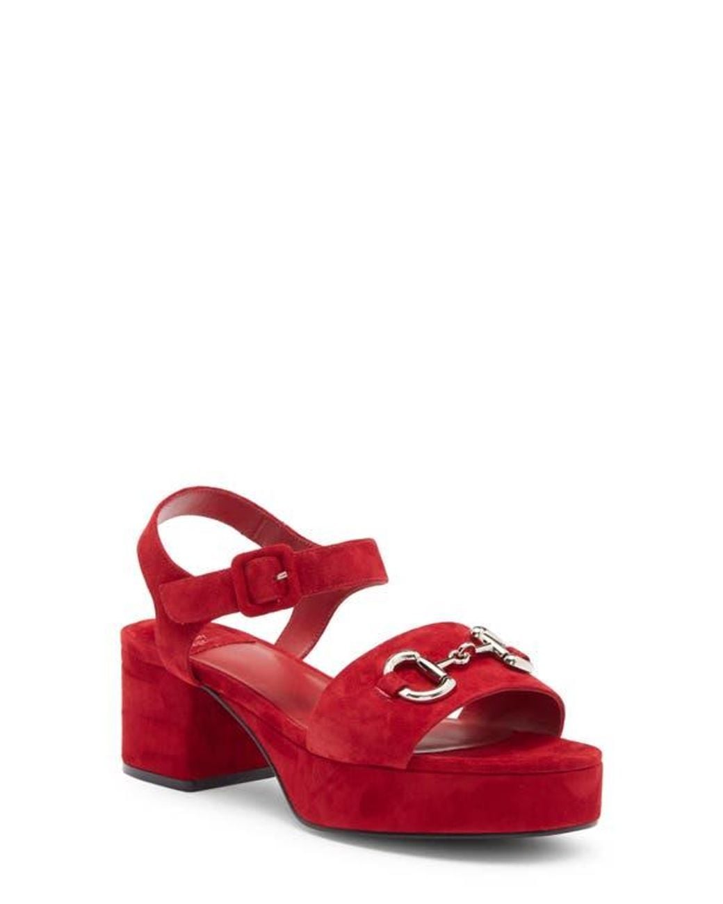 Jeffrey Campbell Red Timeless 2 Platform Sandal