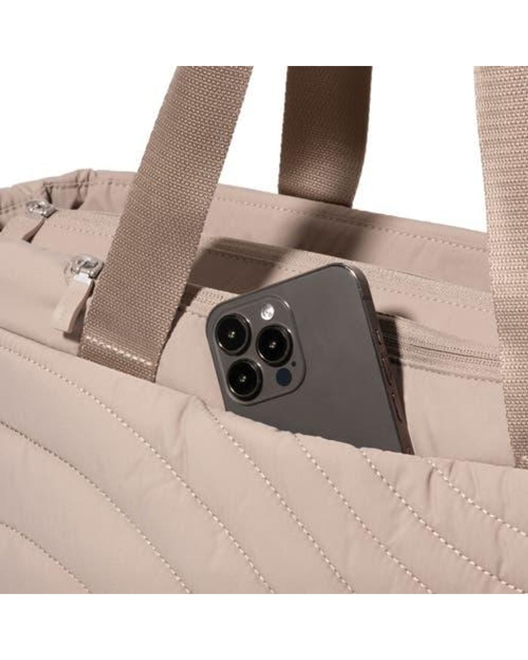 Baggallini Gray Set Wave Tote Bag