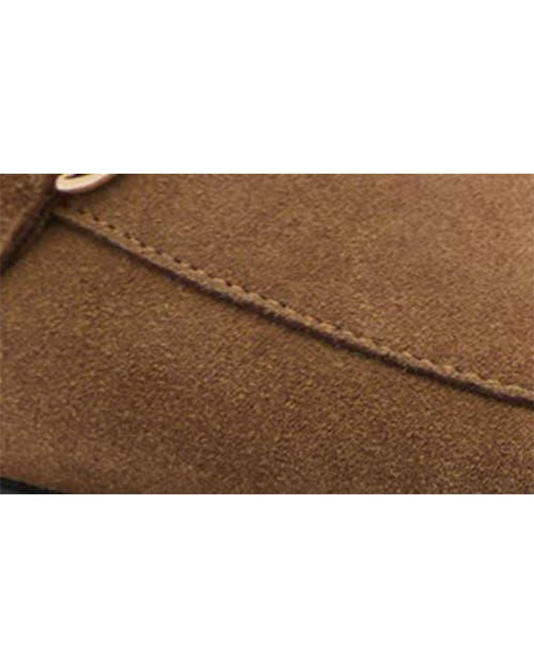 Mango Brown Moc Toe Loafer