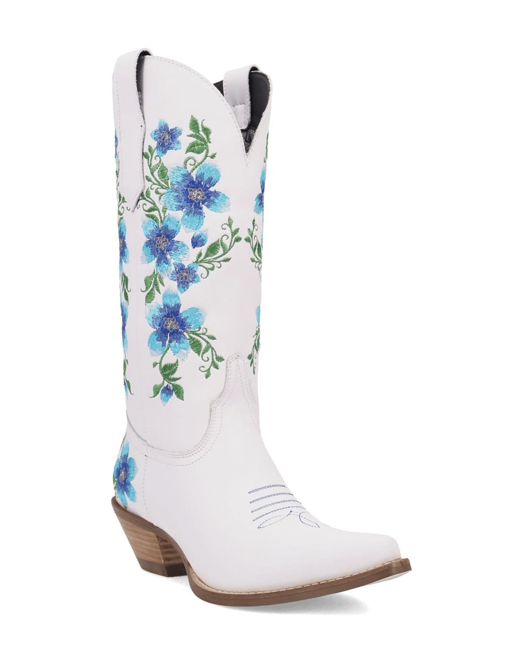 Dingo White Posie Knee High Western Boot