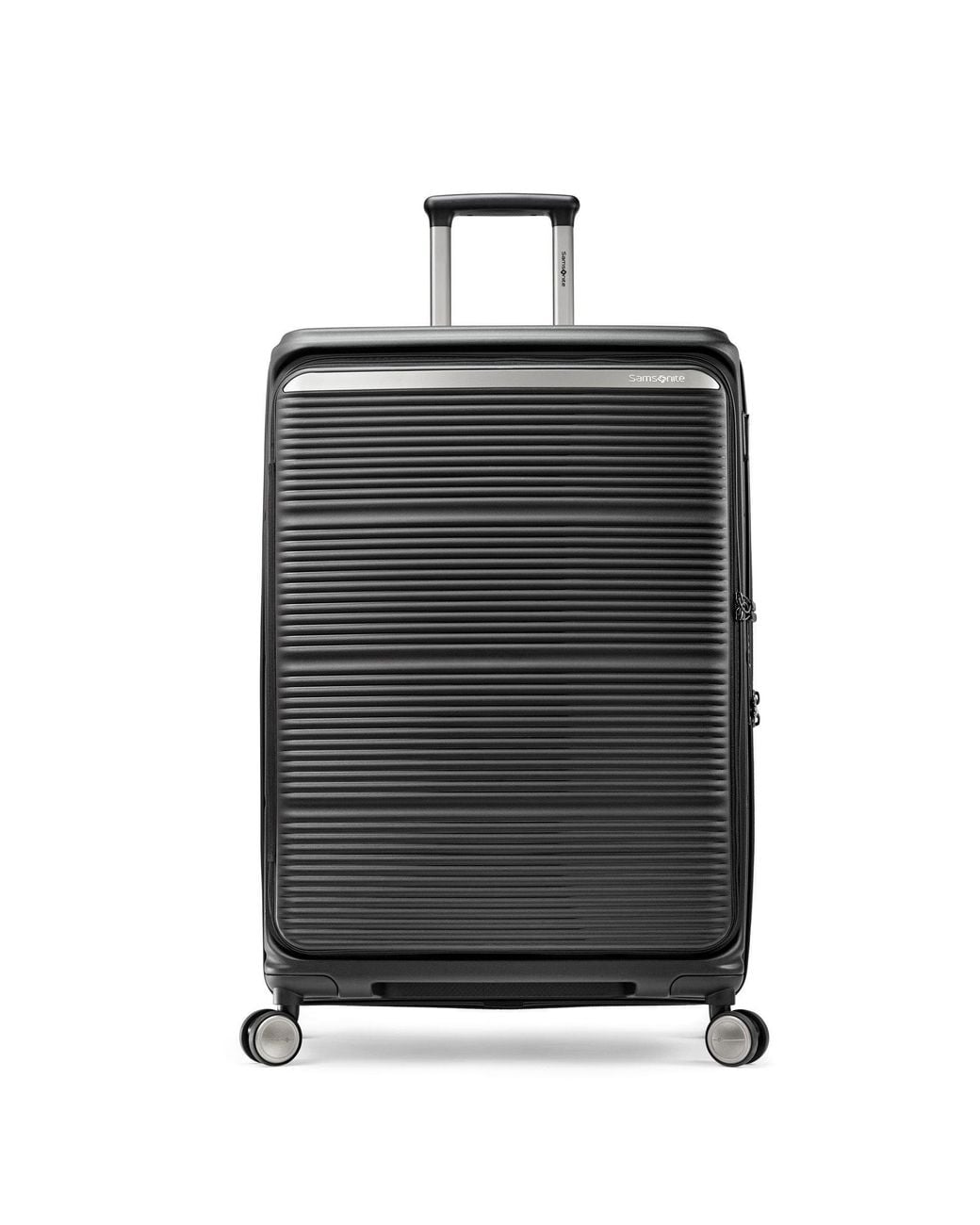 Samsonite Black Paralux Expandable 28 Large Checked Spinner Luggage