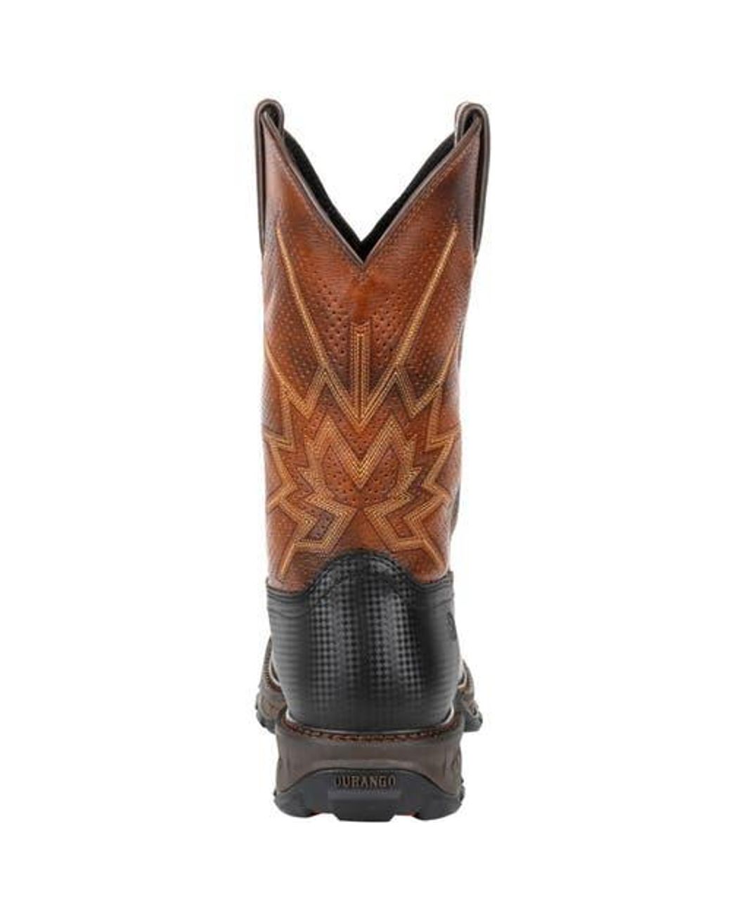 Durango Brown Steel Toe Ventilated Pullon Work Boot for men
