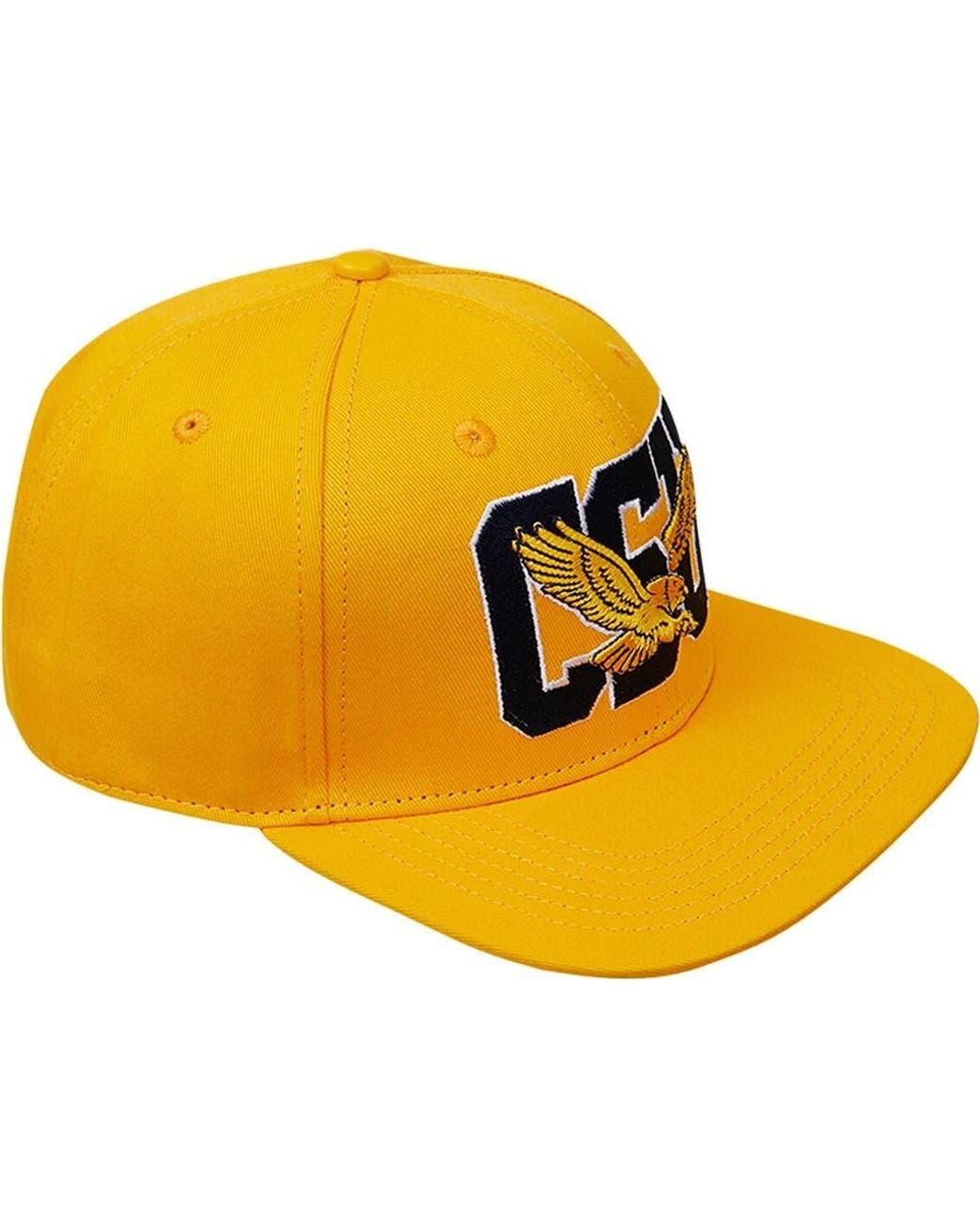 Pro Standard Yellow Coppin State Eagles Evergreen Csu Snapback Hat for men