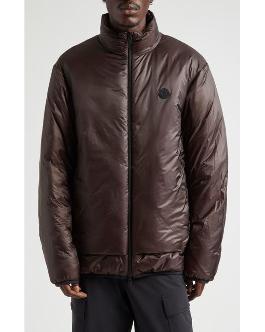 Moncler Larcher Reversible Water Repellent Down Jacket in
