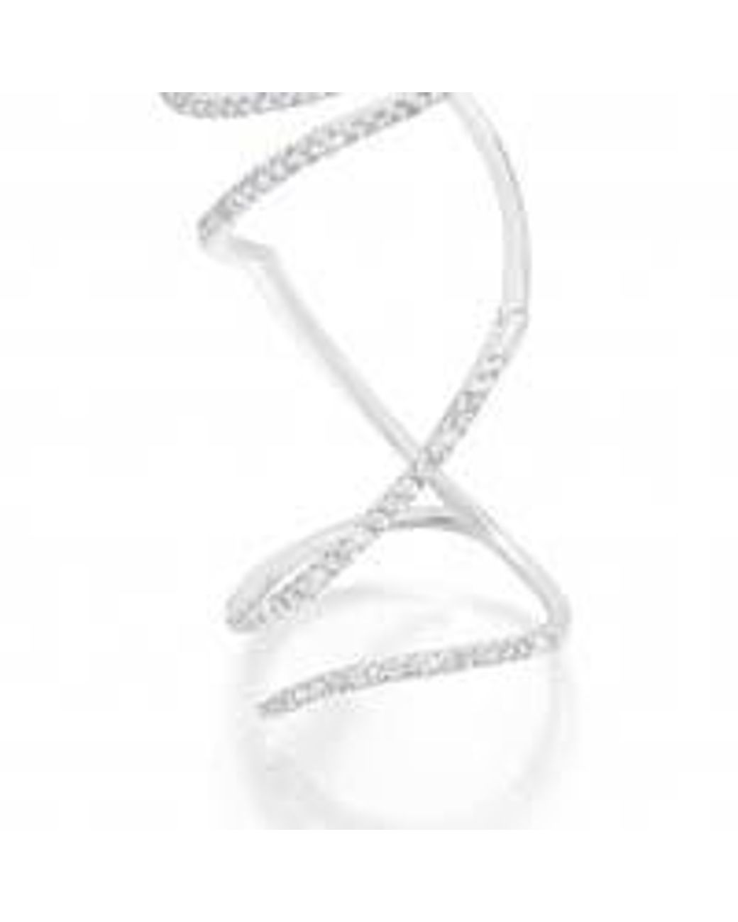 Graziela White Mega Swirl Ring