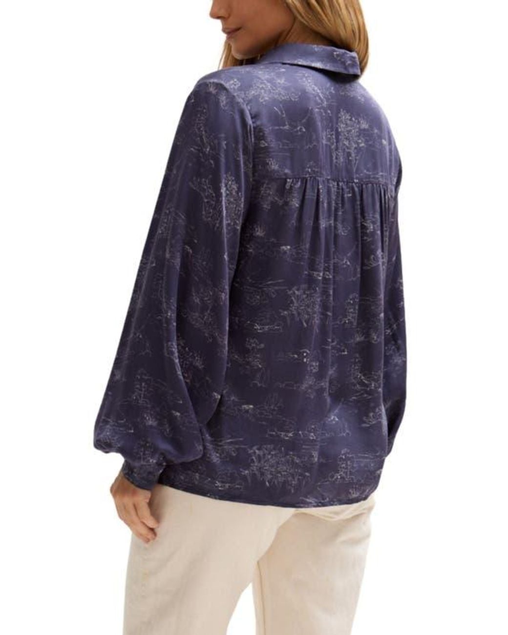 Lily and Lionel Blue Marrianne Peter Pan Collar Shirt