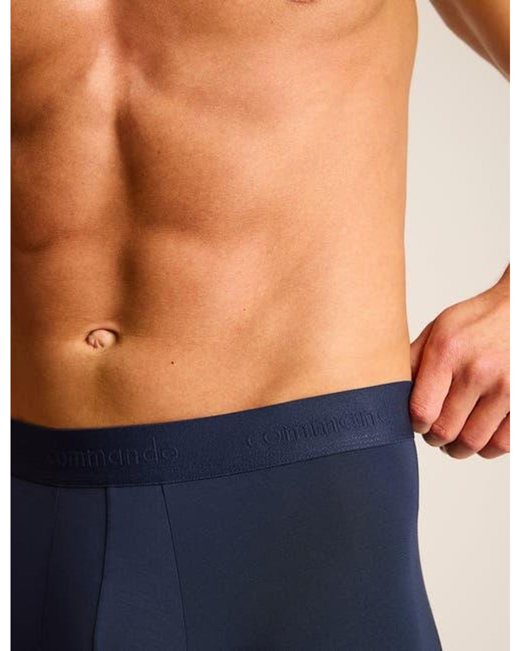 Commando Blue Essential Modal Modern Fit Boxer Brief for men