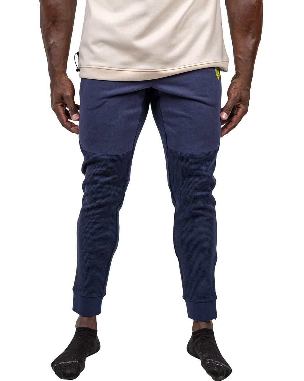 Maceoo Blue Drawstring Joggers for men