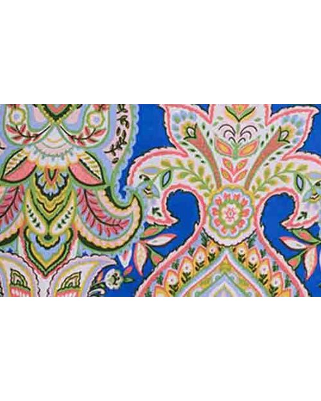 Foxcroft Blue Tammy Paisley Print Shirtdress