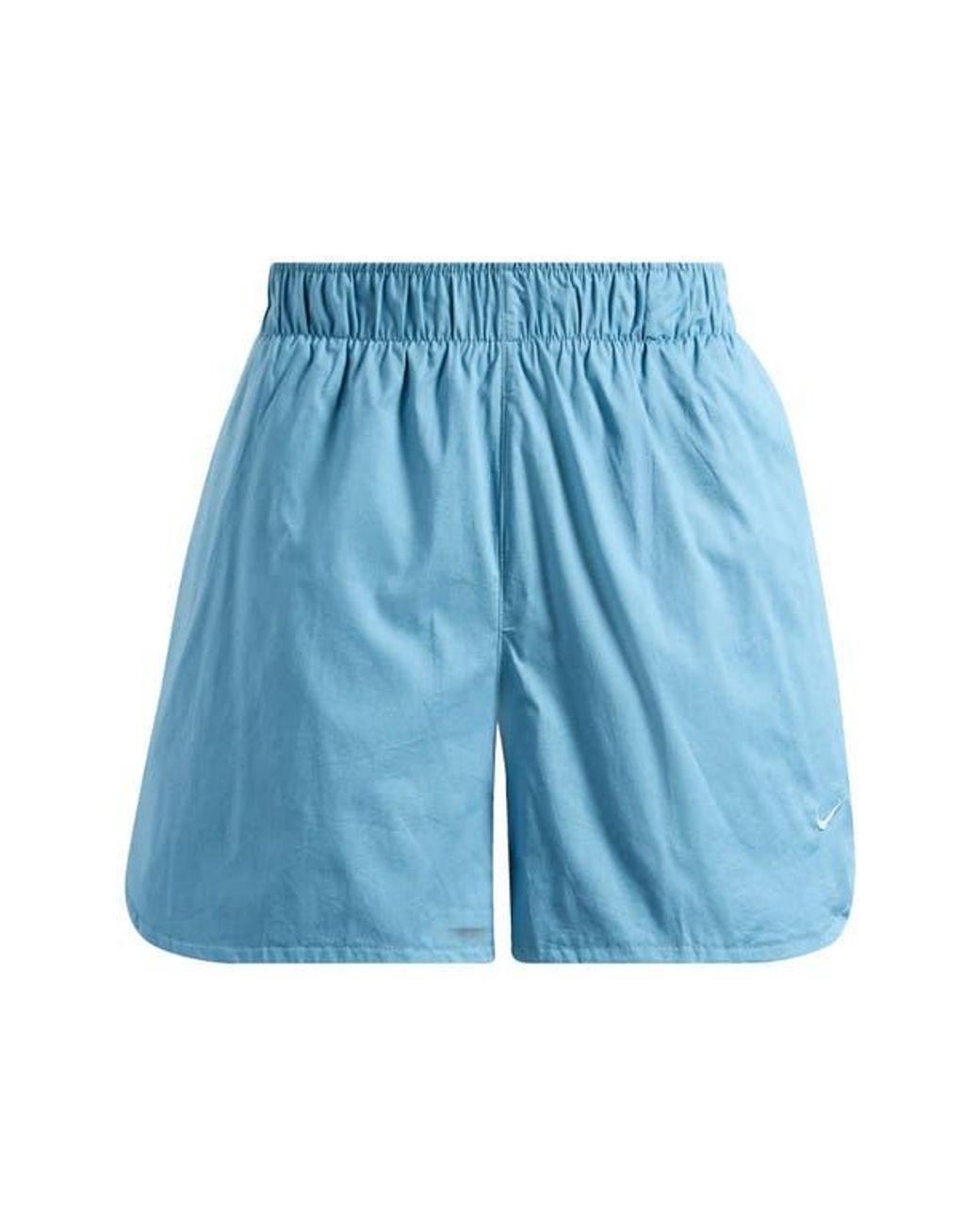 Nike Sportswear Chill Poplin Mid-Rise 5-Inch Shorts in Blue