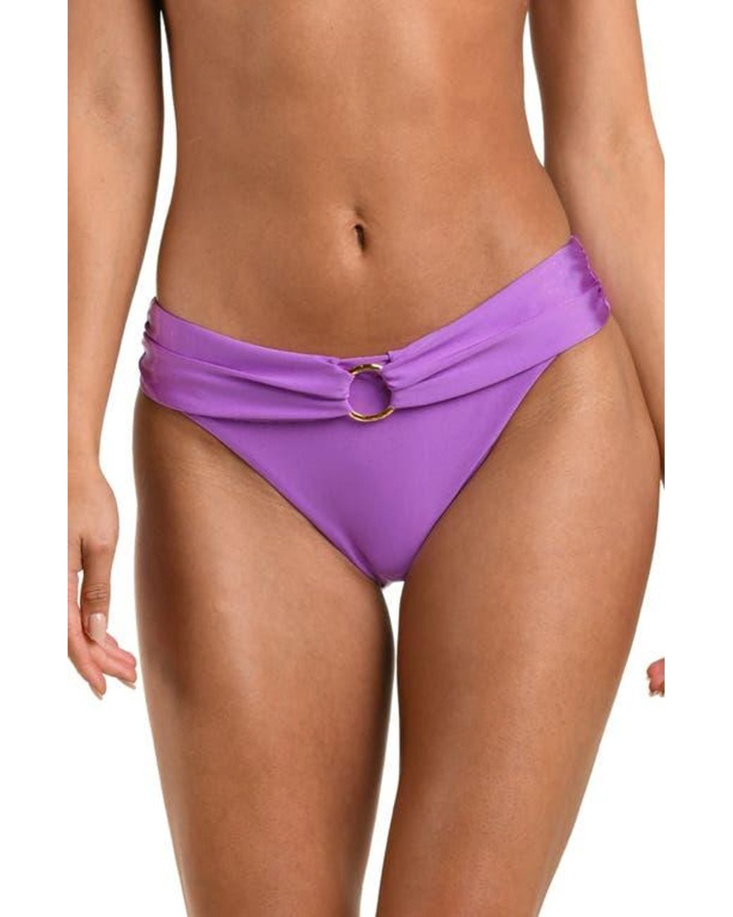 Sunshine 79 Purple Ring Sash Bikini Bottoms