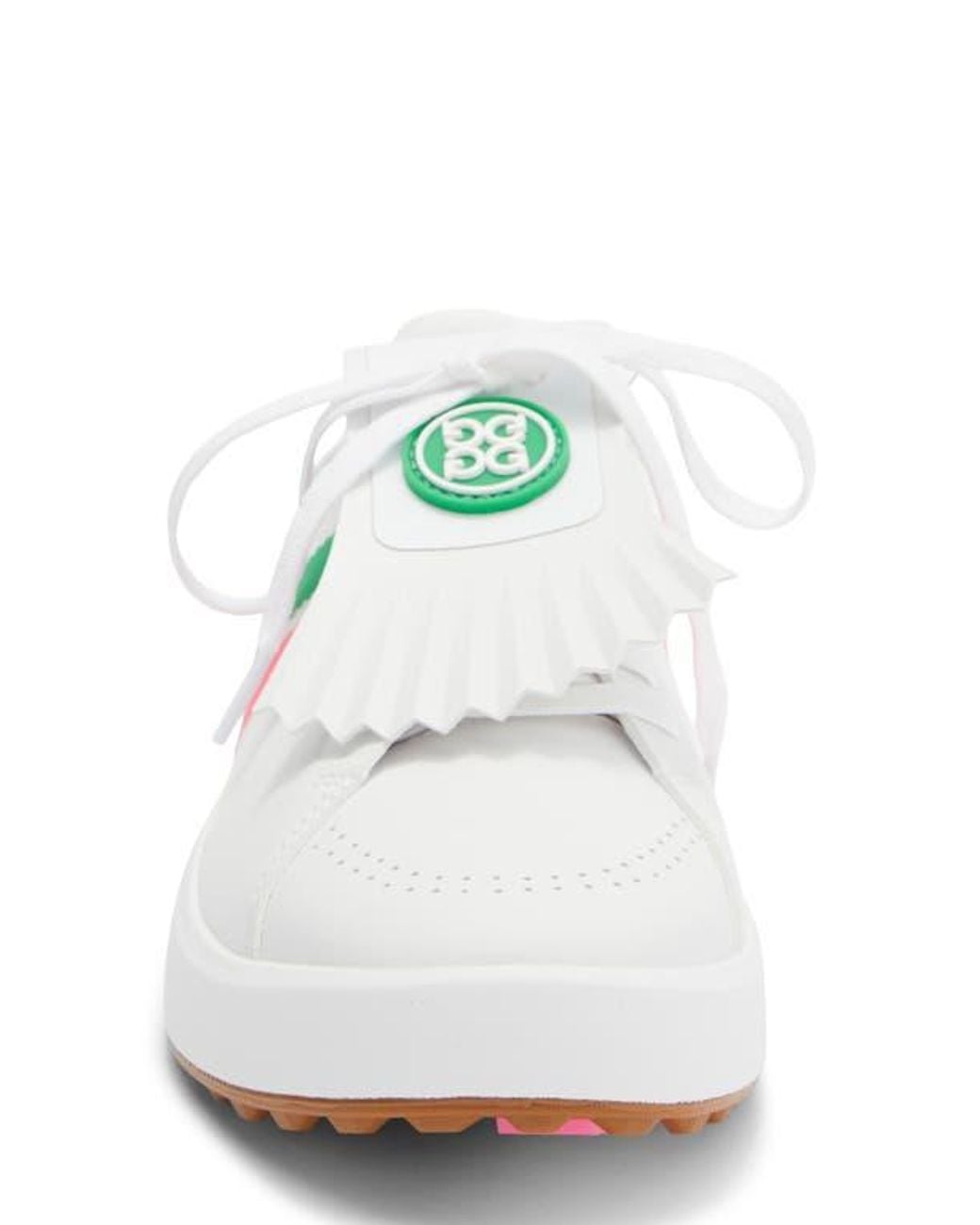 G/FORE Gallivan2R Debossed Heart G's Kiltie Golf Shoe in White | Lyst