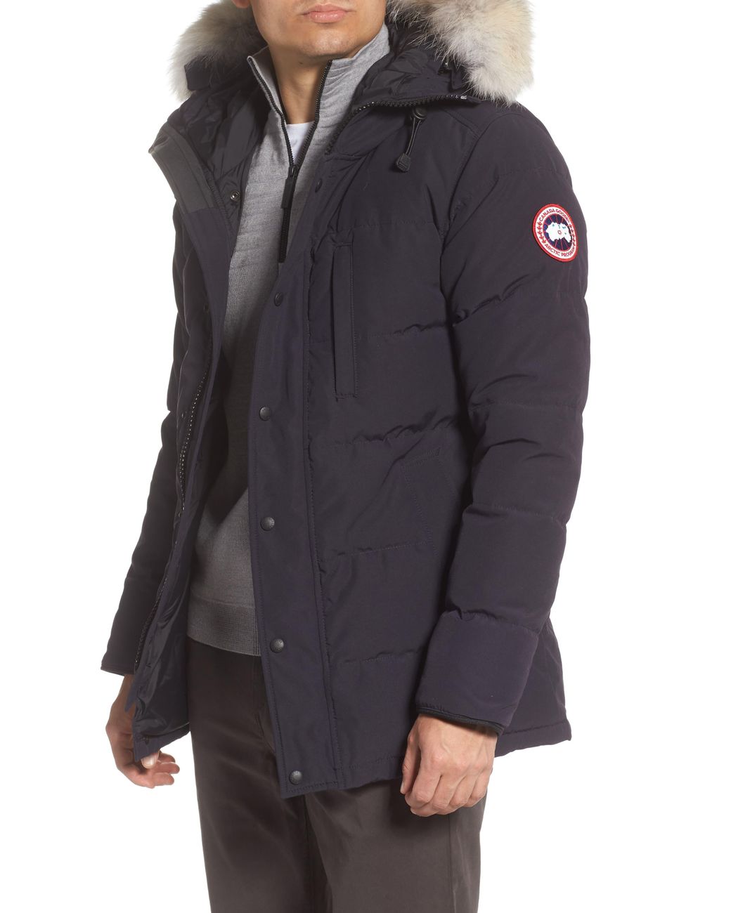 Shelburne genuine coyote fur trim down parka deals