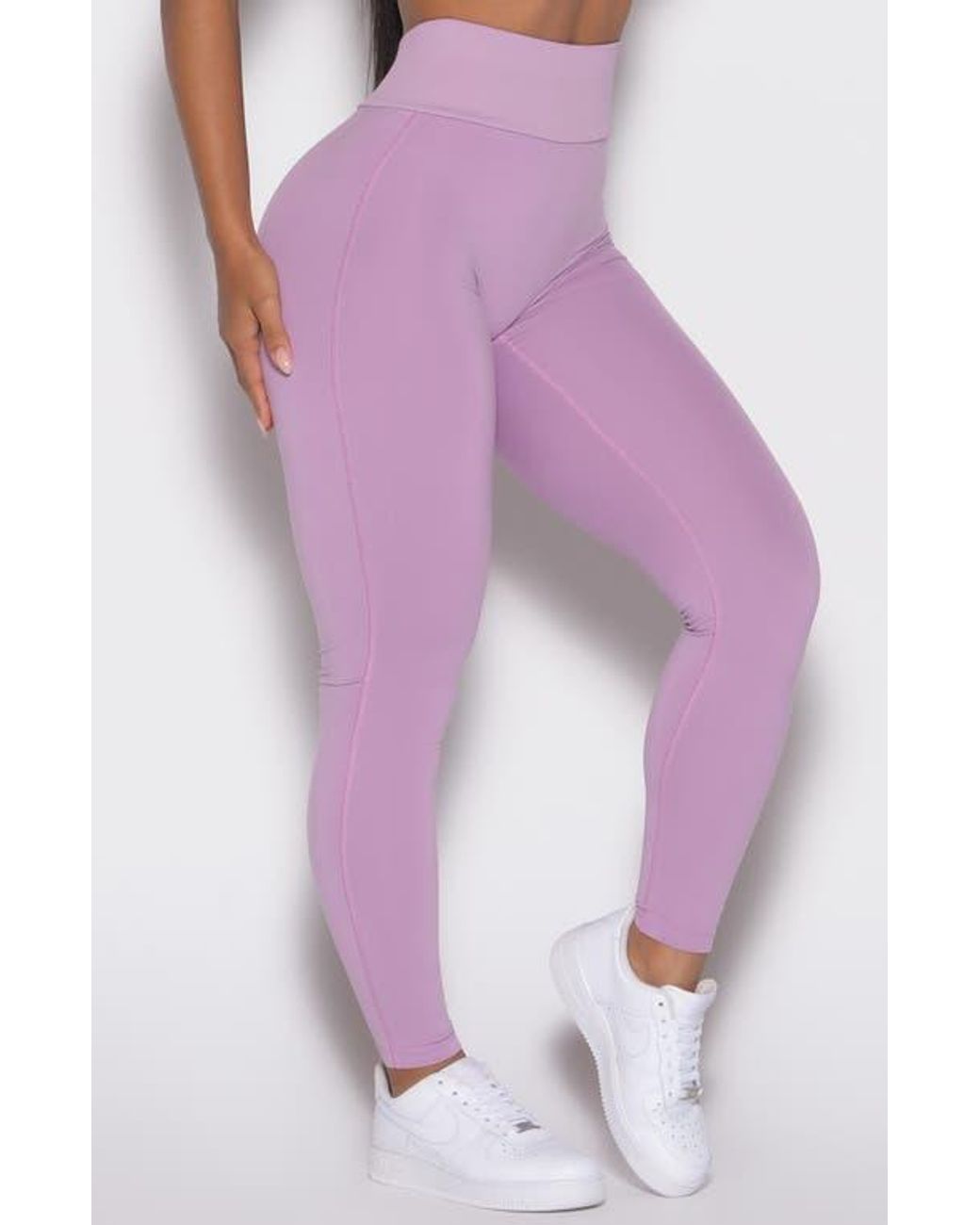 Bombshell Sportswear Figure Butt Lift Leggings in Purple | Lyst