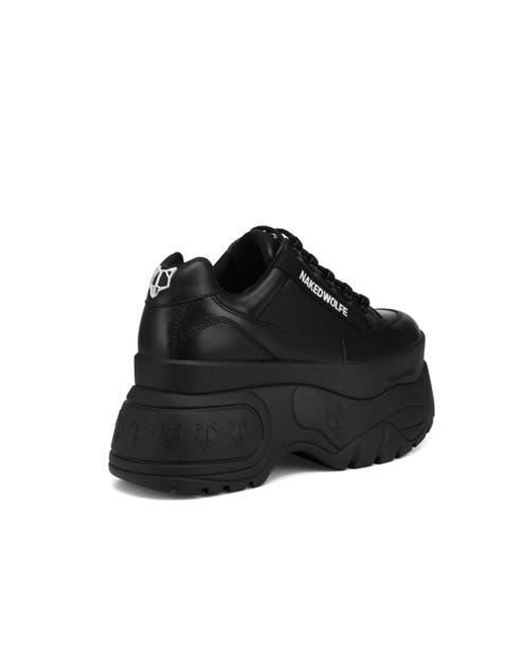 Naked Wolfe Sprinter Leather Sneaker in Black | Lyst