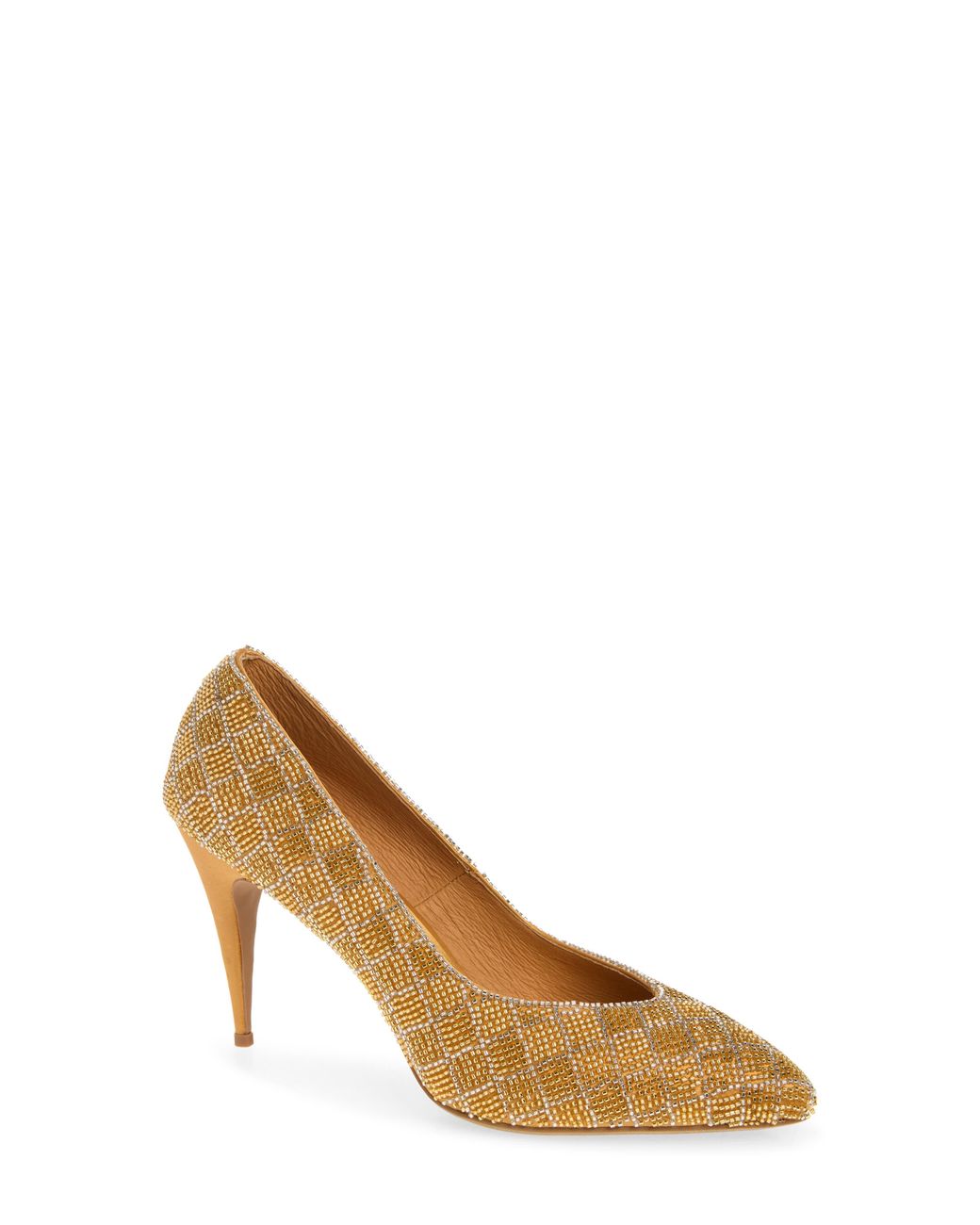 Jeffrey Campbell Metallic Wealth Pump