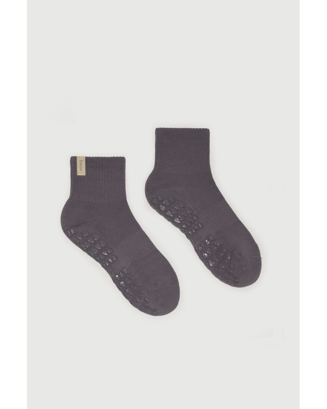 Fraise Blue Quarter Crew Grip Sock