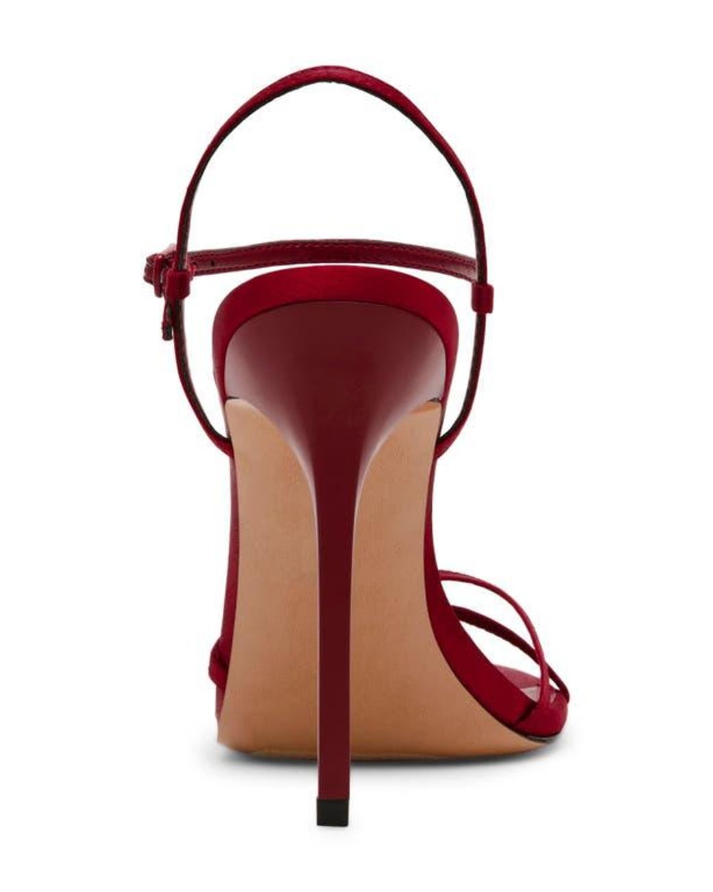 Steve Madden Stellina Ankle Strap Sandal in Red | Lyst