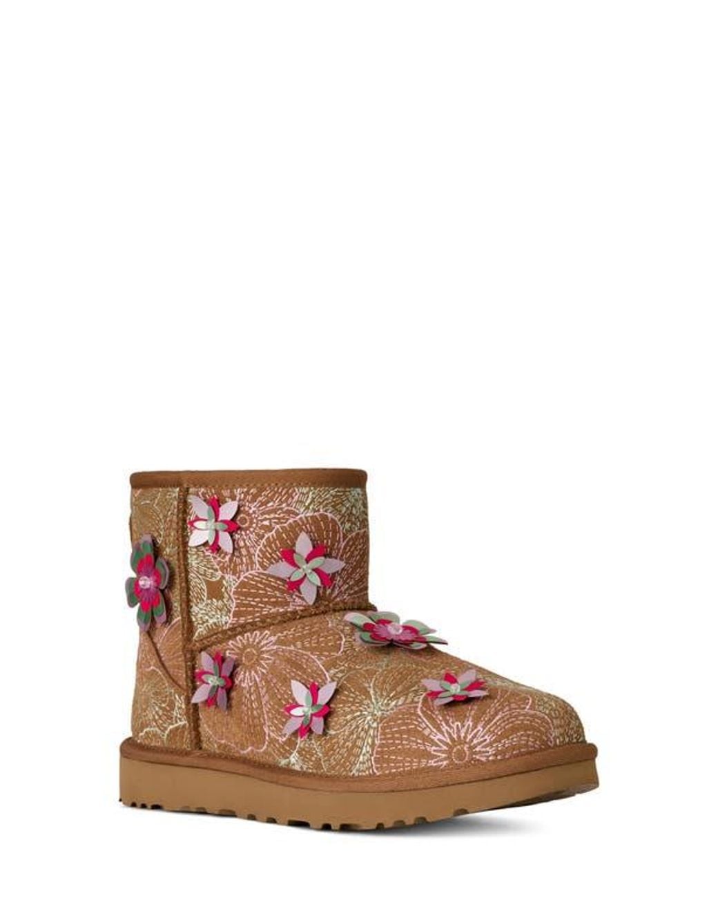 Ugg Brown Classic Mini Meadow Suede Classic Boots