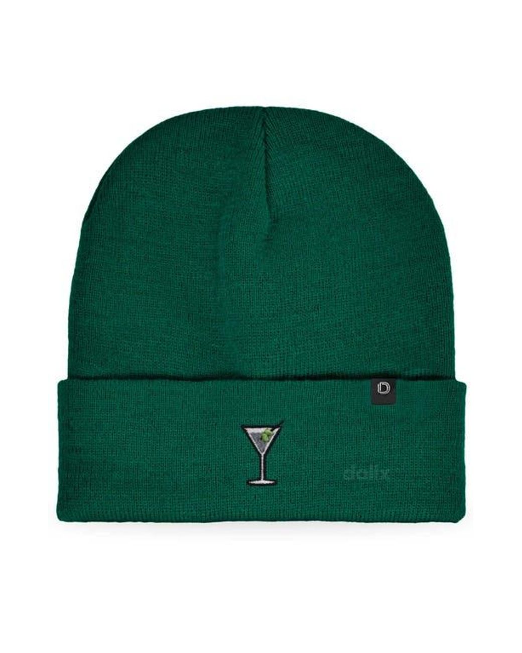Alix Green Martini Beanie Cap