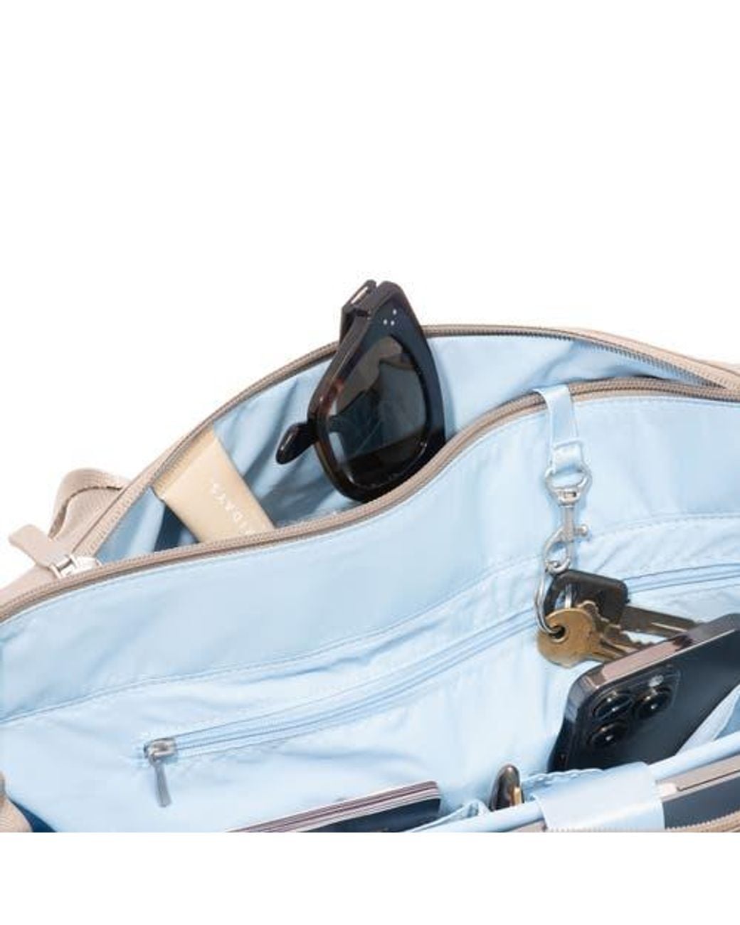 Baggallini Gray Set Wave Tote Bag