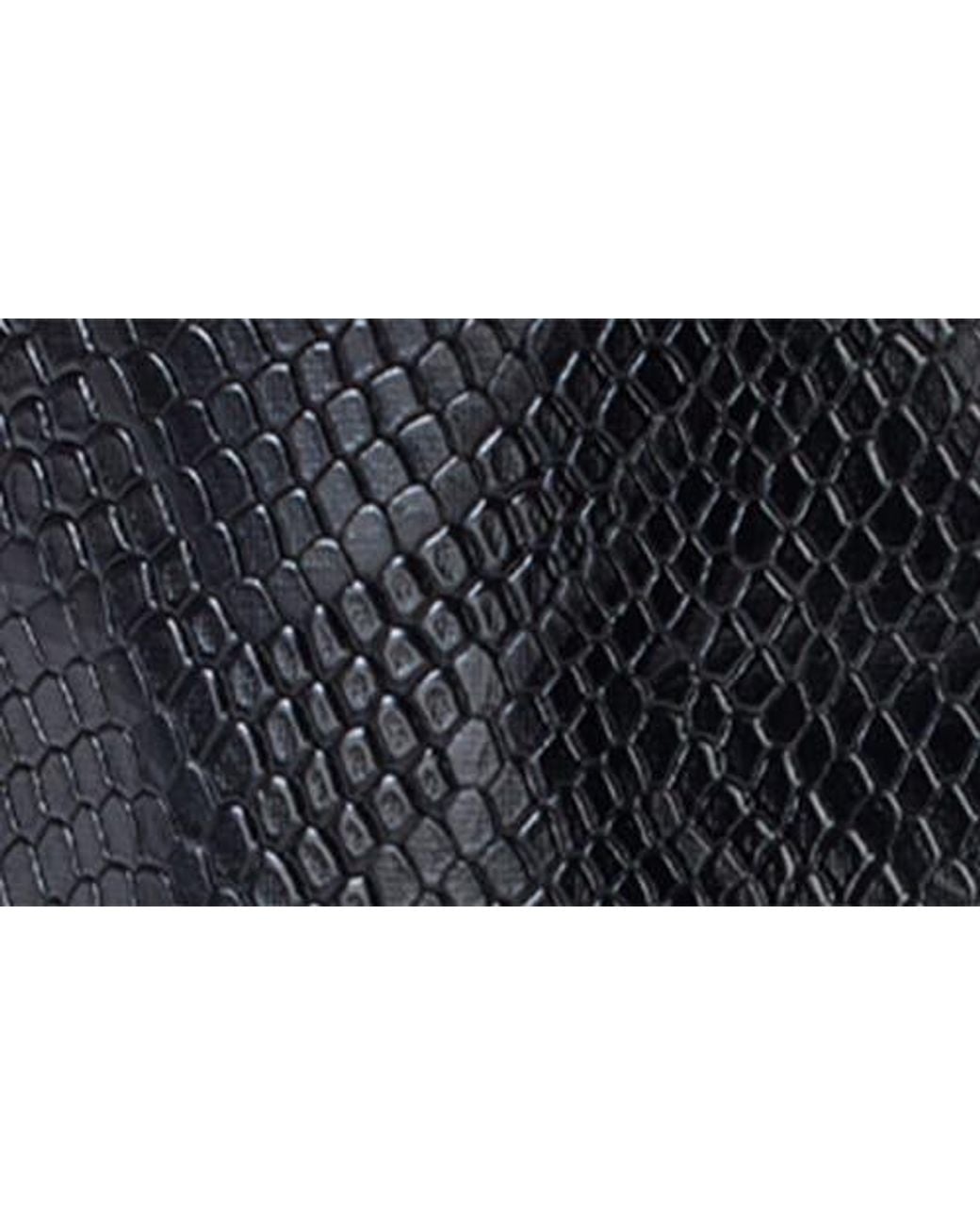 DKNY Black Cana Knee High Block Heel Boot