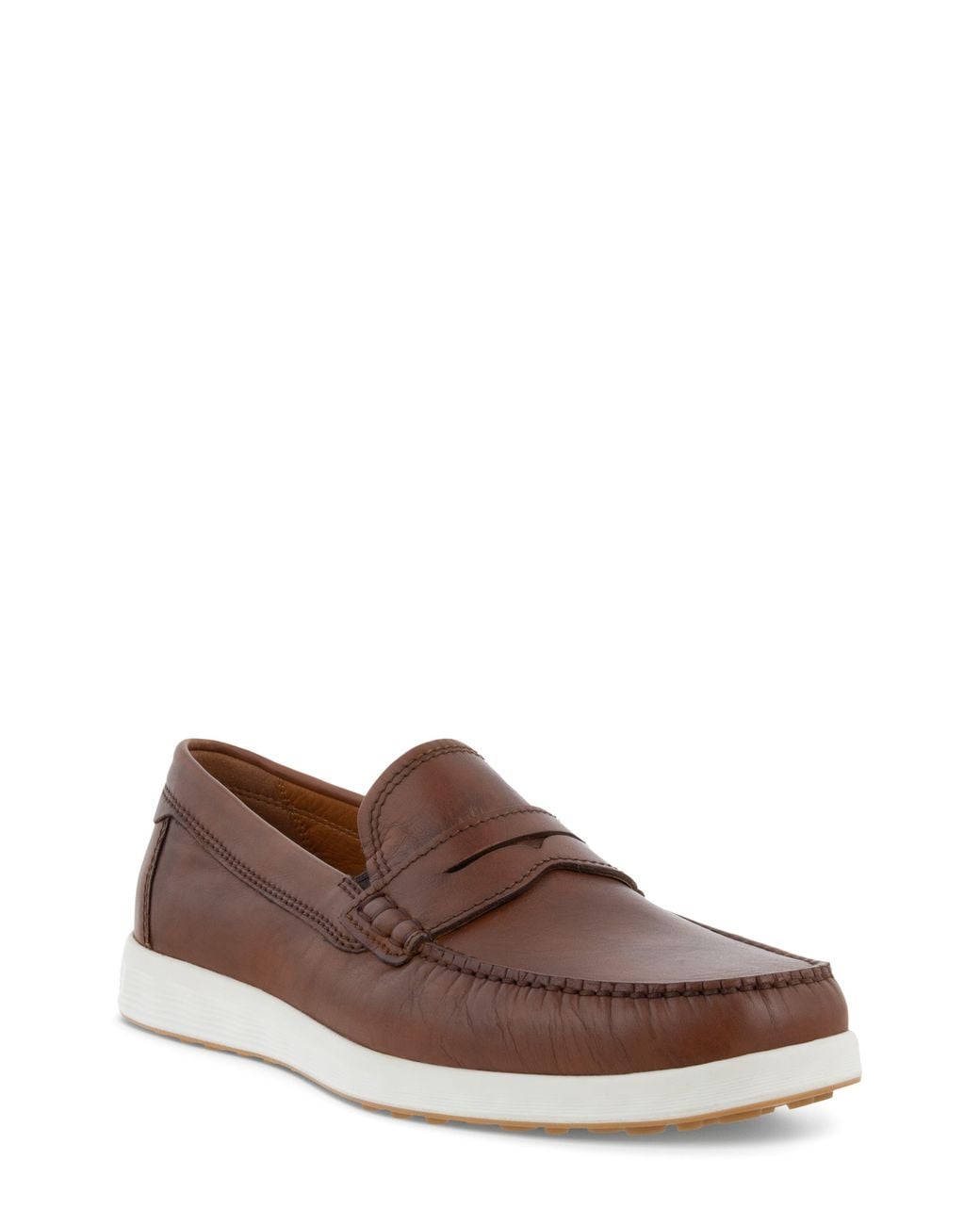 Ecco Brown S Lite Penny Loafer for men