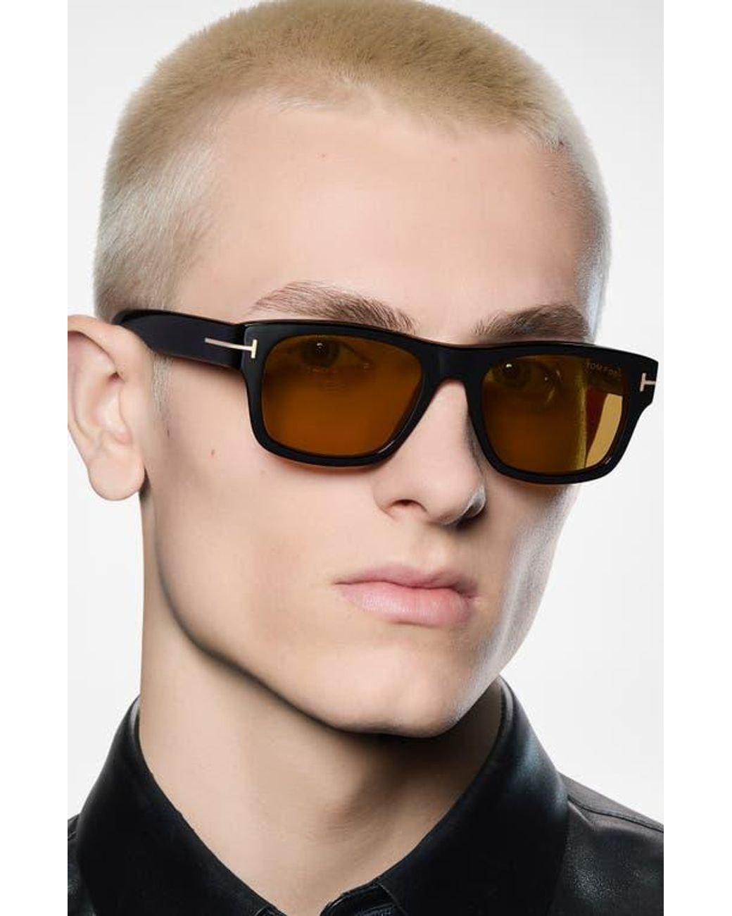 Tom Ford Multicolor Smith-02 55Mm Rectangular Sunglasses for men