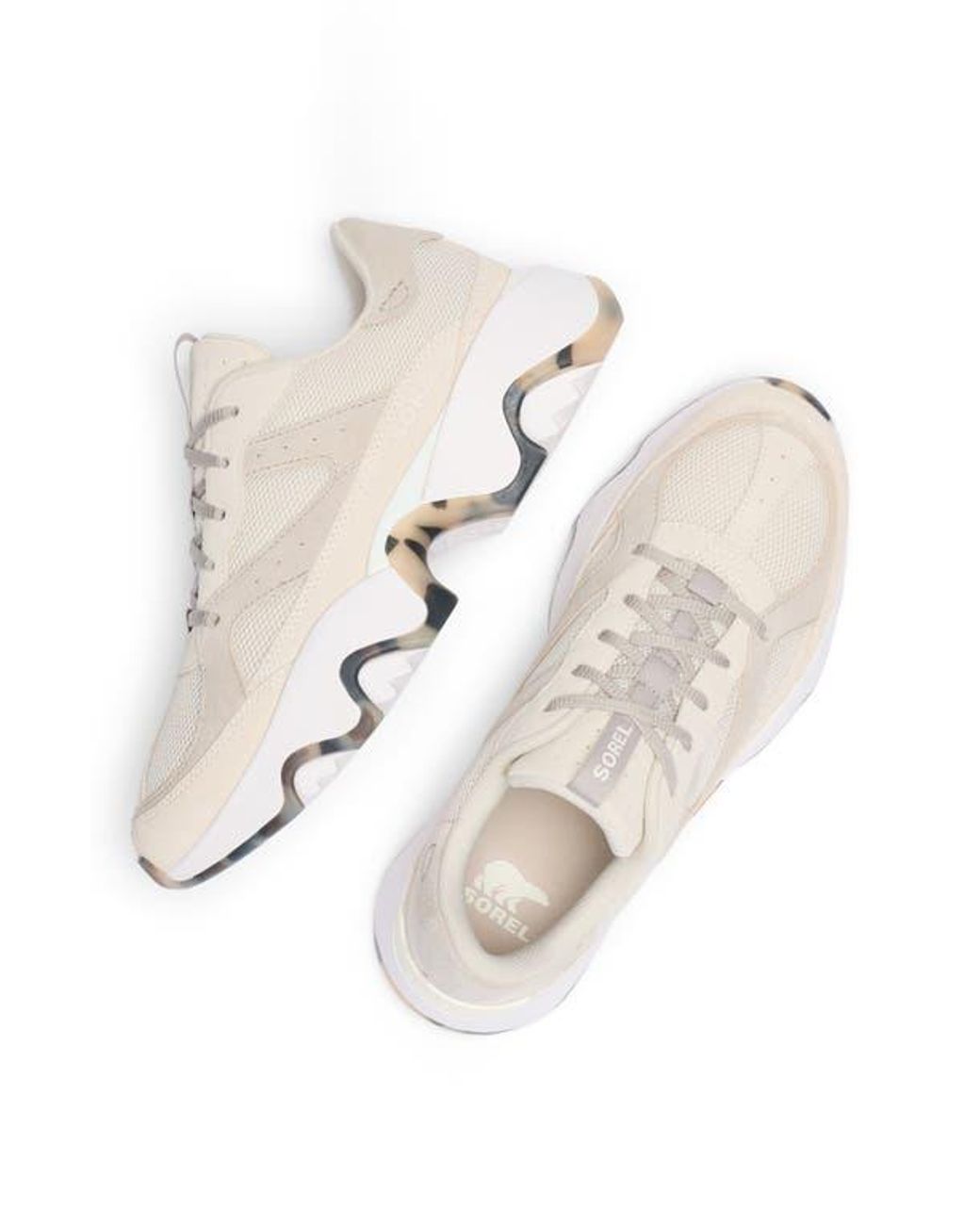 Sorel White Kinetic Array Sneaker