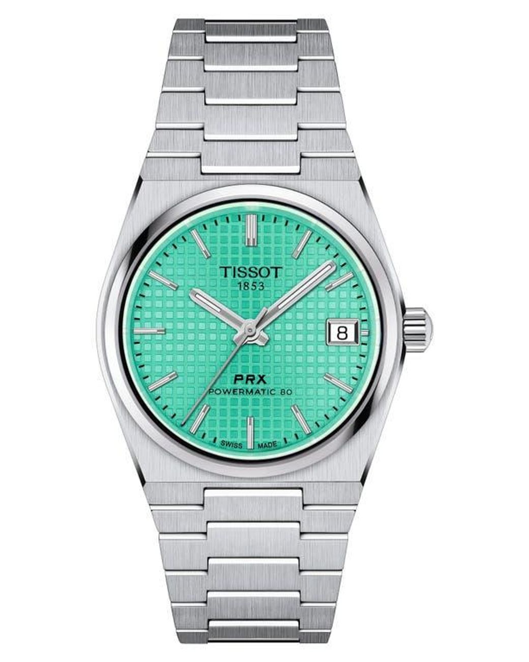 Tissot Prx Auto Powermatic 80 Bracelet Watch, 35Mm in Gray | Lyst