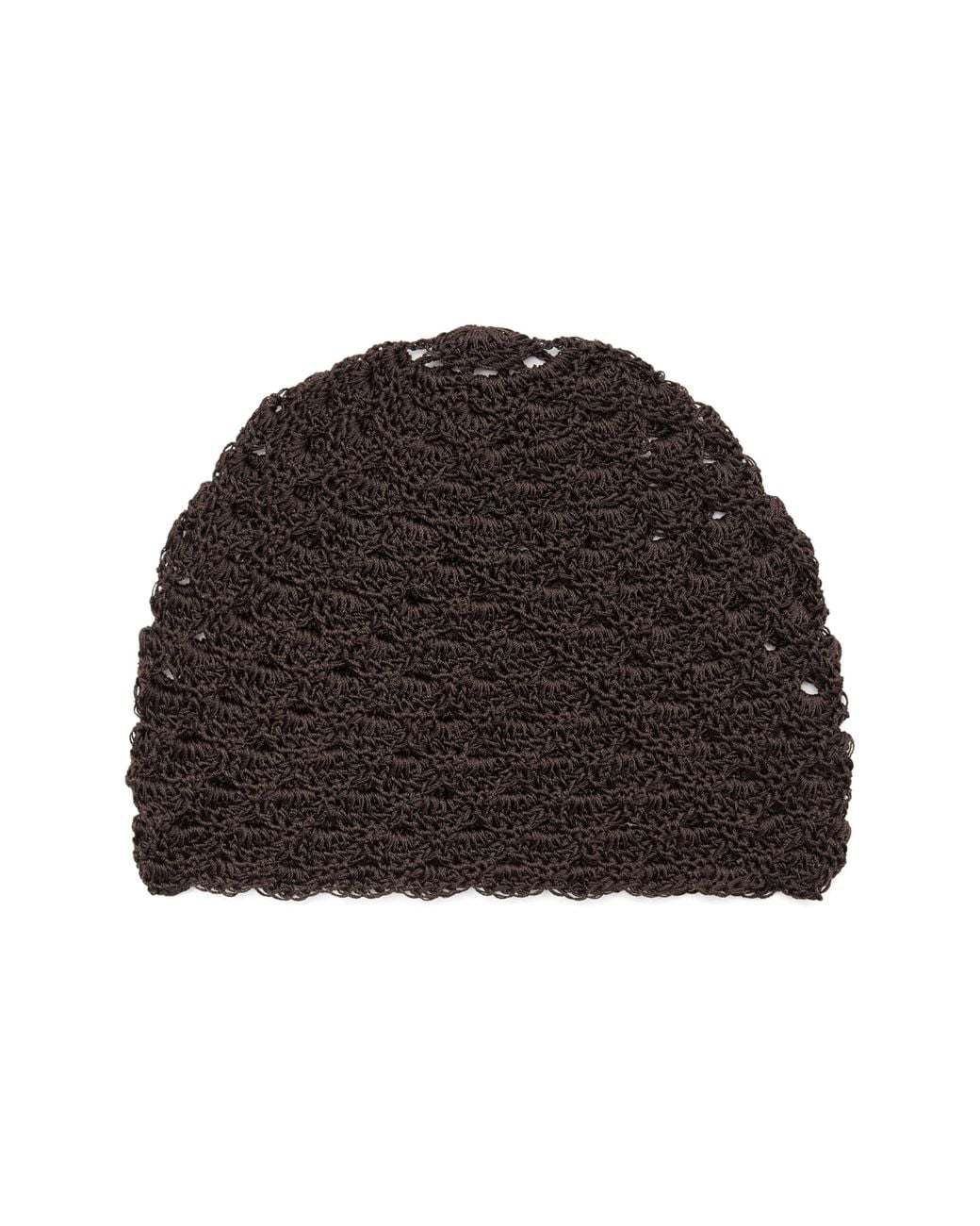 Mango Black Crochet Hat