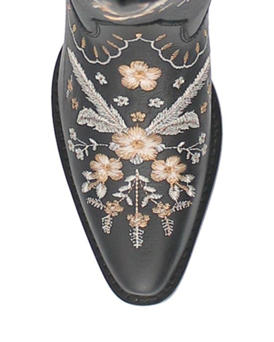 Dingo Black Full Bloom Western Boot
