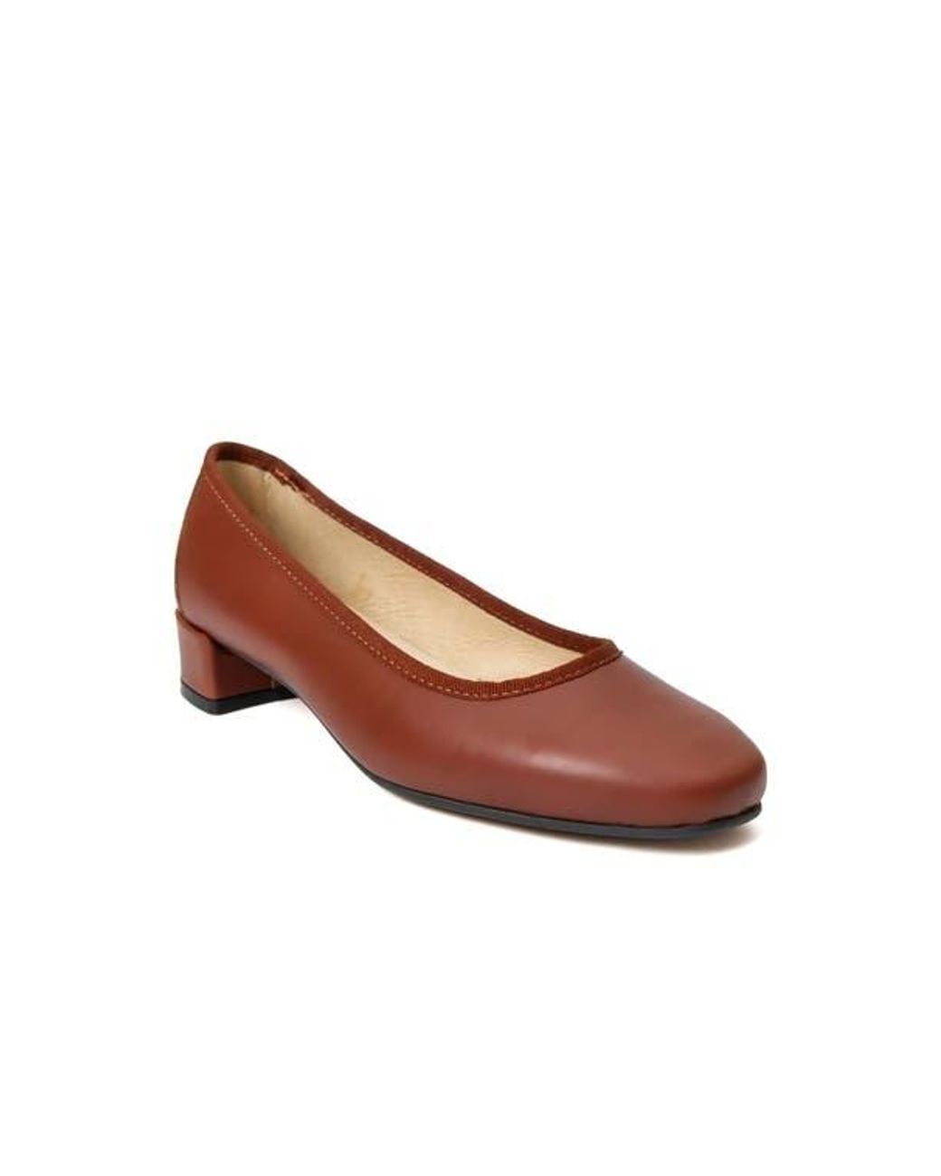 Menina Step Brown Isa Leather Ballet Flat