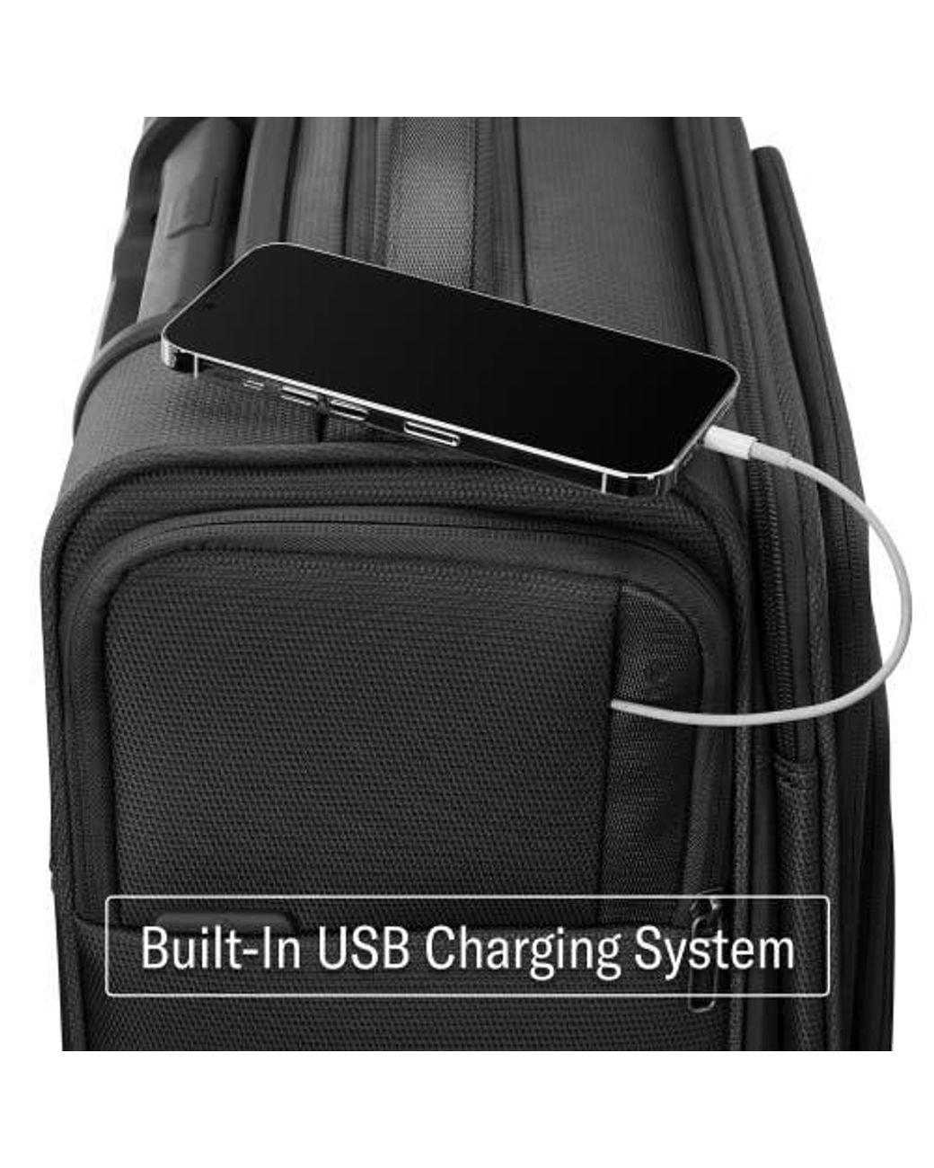 Samsonite Black Uplift Softside Luggage With Spinner Wheels