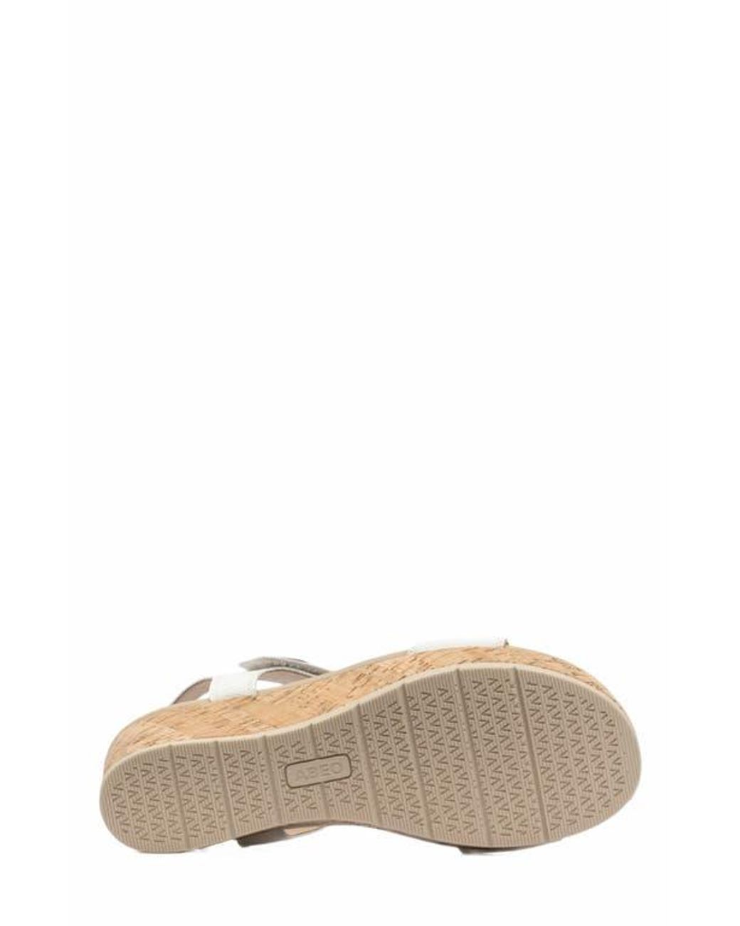 ABEO Metallic Riviera Strap Sandal