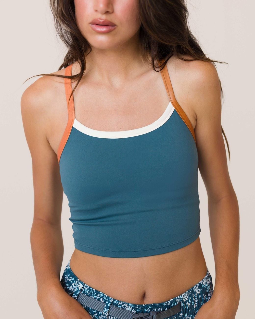 Nanis Blue Longline Bra