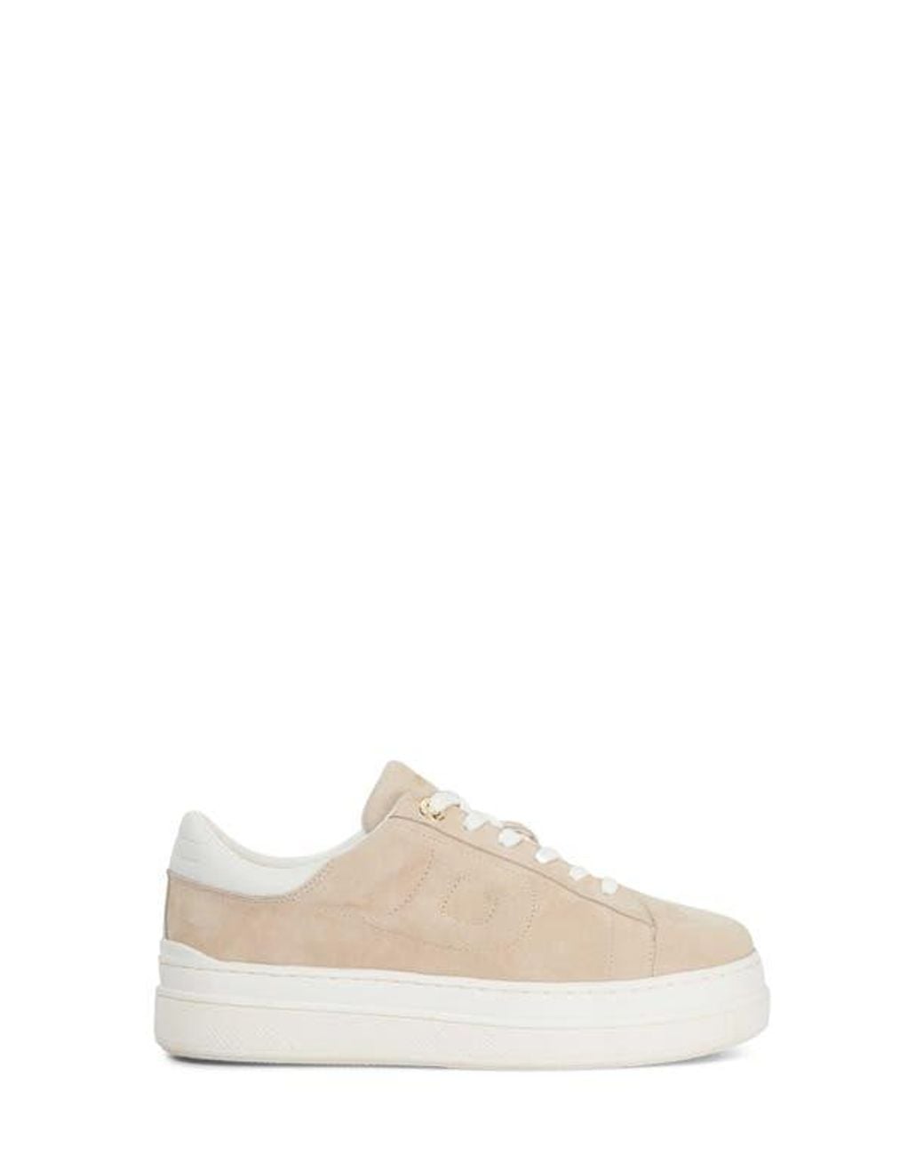 Dune White Eden Platform Sneaker