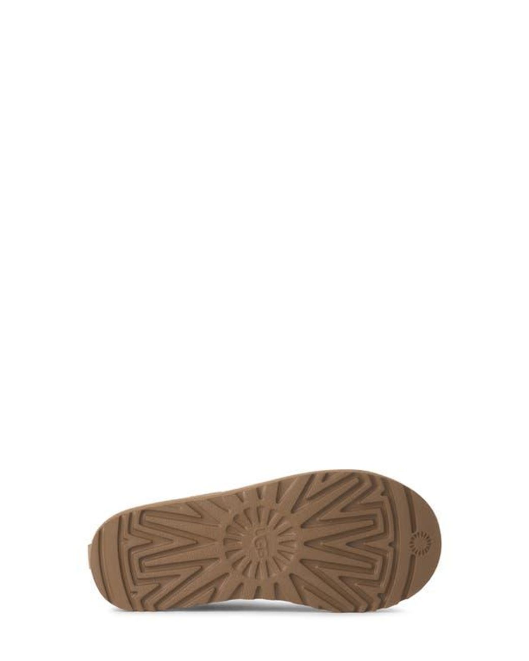 Ugg Brown Classic Micro Genuine Shearling Lined Slip-On