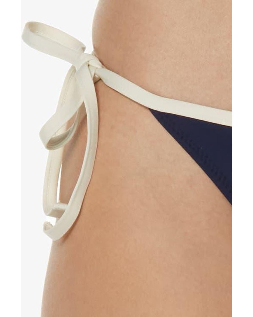 Helen Jon Blue String Bottom With Binding