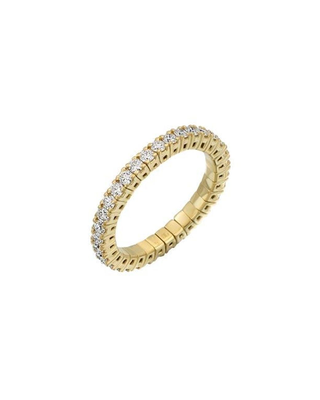 Bony Levy Metallic Diamond Stretch Ring