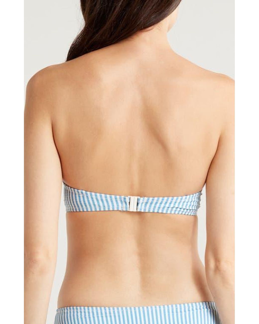 Solid & Striped Blue Juliette Bikini Top