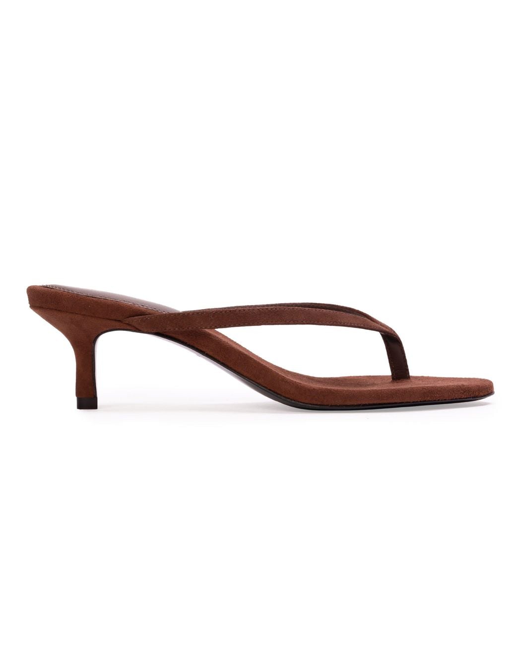 Black Suede Studio Brown Tash 50 Suede Mule